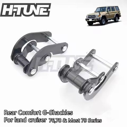H-TUNE 4x4 Suspension Spring Rear Comfort G-Shackles for land cruiser 76,78 & Most 79 Series