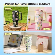 MODOFO 40oz Insulated Stainless Steel Tumbler with Straw.