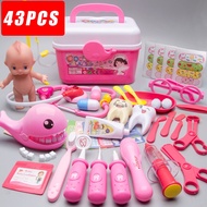 【COD】Doctor Toy Set Kids Medical Dentist Role Play Simulation Mainan Doctor Toy Doctor Pretend Play 