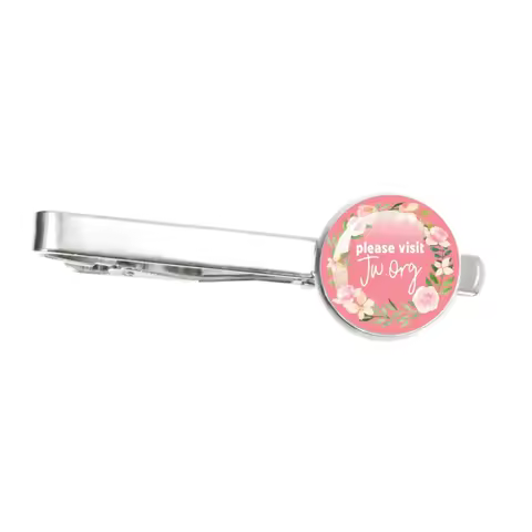 Hot Selling Arrival JW.ORG Brooches Lapel Pins Steampunk Jehovah's Witnesses Collar Pin Glass Photo 