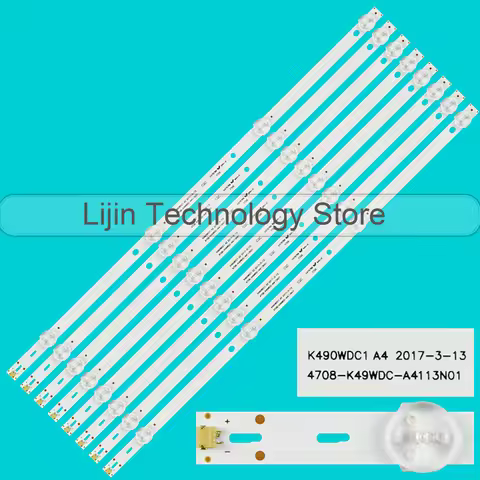 LED BackLight Strip For 49U5855EC 49PUF6032/T3 49PUF6052/T3 49DL4012N/62 P49FN0038K 4708-K49WDC-A411