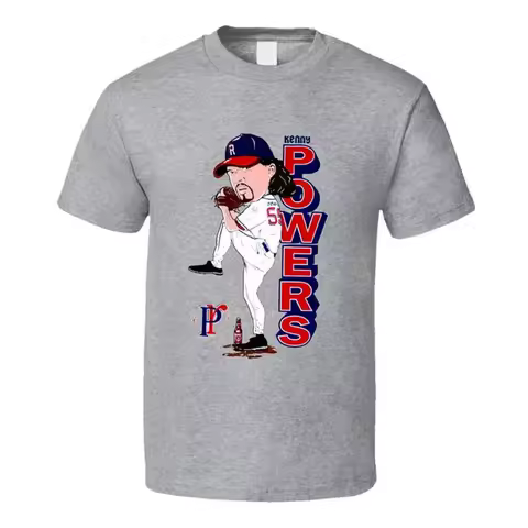 Kenny Powers Retro Baseball Caricature T Shirt