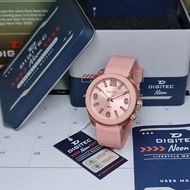 DIGITEC Analog Sports Water Resistant Women Watch Dual Time Model EL-Backlight BDN 9100 T