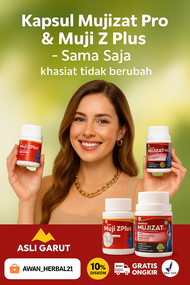 Kapsul Mujizat Pro Isi 56 Kapsul - Kapsul Muji Z Plus Obat Asam Urat Pegal Linu Sakit Pinggang Sakit
