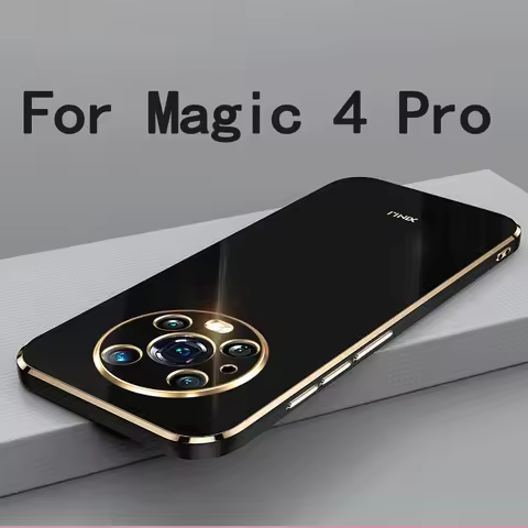 For Honor Magic 4 Pro Case Soft TPU Case Anti-Fingerprint Camera Protection Cover Case For Magic 4 P