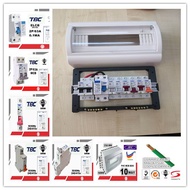 10 Way Distribution Box DB Full Set Signal Phase 63a RCCB 0.1ma C/W MianSwitch 2Pole McB Foc Mcb Bar