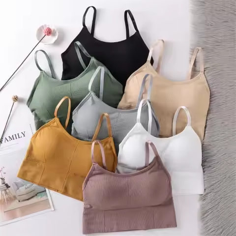 Summer Sports Bra Women Fitness Top Seamless Yoga Bra Black White Running Yoga Gym Crop Top Women Pu