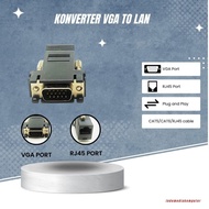 Converter VGA To LAN VGA Extender Male To LAN CAT5 CAT6 RJ45 VGA To LAN Network Cable Adaptor