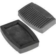2Pcs Brake Clutch Pedal Pads Compatible with Ford Bronco F-100 F-150 F-250 F-350 F-500 Super Duty P-