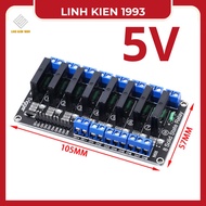 Module 8 relays ssr 5v black solid body relay G3MB 202P