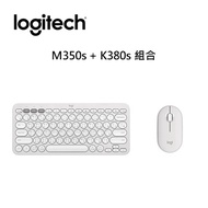 【鍵鼠組】羅技Pebble Keys2 K380s藍牙鍵盤 + M350s無線藍牙滑鼠 -珍珠白 920-011746燦坤線上購物