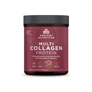 Ancient Nutrition Collagen Powder Protein with Probiotics, Multi Collagen Protein, Unflavored, 60 Se