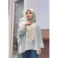 Matte Satin Baggy Blouse (BD40519)
