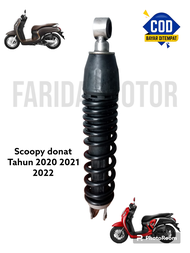 SOK SHOCK BREAKER HONDA SCOOPY FI TAHUN 2020 2021 2022 HITAM/SOK SCOOPY FI DONAT 2021 - SHOCK BELAKA