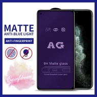 REDMI 8/8A 9/9A/9C REDMI NOTE 7/8/9S/9SPRO/10/10S MATTE ANTI BLUE LIGHT TEMPERED GLASS
