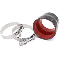 Timothy 3inch to 3-1/2inch Inch Black Silicone Reducer Coupler 4 Layers of Polyester Reinforcement C