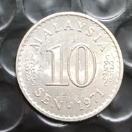 Offer : 1971 Malaysia 10 milled edge old coin ( copy)