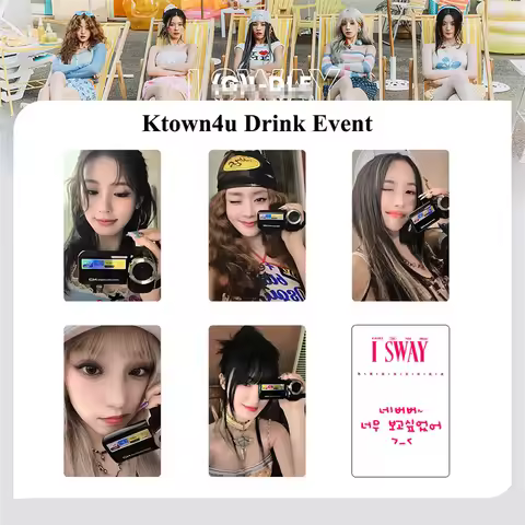 5pcs/set KPOP Gidle Album I SWAY LOMO Card Minnie YUQI High Quality HD Fan Collection Gift Photo Car
