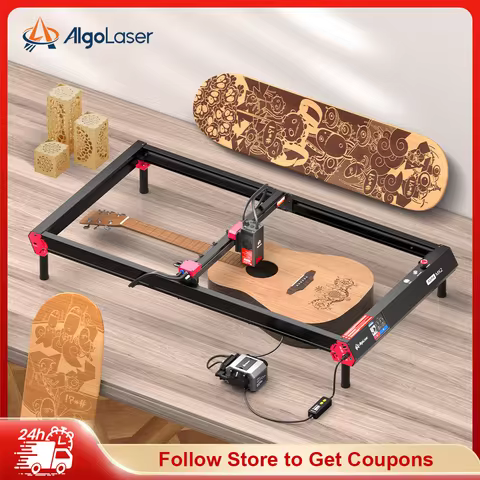 AlgoLaser Alpha MK2 20W Touch Screen 400X850MM Big Laser Engraving And Cutting Machine Cnc Desktop H