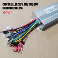 Controller 36V 48V 1000W Bldc Brushless Sepeda Skuter Motor Listrik