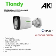 Tiandy 2mp Fixed IR Bullet(Outdoor)AK Camera (Spec:I3/E/Y/2.8mm/V2.0)(TC-C321N)