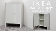 買一個星期 近全新  北歐風 IKEA BAGGEBO 單門儲物櫃 鞋櫃 展示櫃 白色  高80 X 長 50 X 深 30  限自取板橋