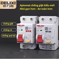 Át chống giật DELIXI - Chống giật - Chống rò -Chống quá tải DZ47sLES 16A 20A 25A32A40A63A
