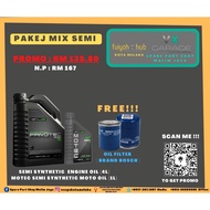 PAKEJ MIX SEMI MINYAK HITAM KERETA DAN MOTO BRAND VX GARAGE