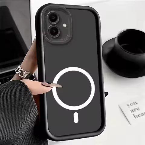 For Samsung A06 A05S Phone Case For Samsung Galaxy M05 F05 Case With Magnetic Wireless Sticker Soft
