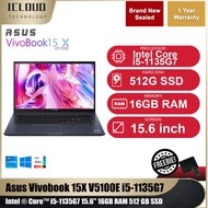 Asus Laptop Vivobook 15X Gaming 11th Gen Intel ® Core i5-1135G7 15.6 " 16GB RAM 512 GB SSD
