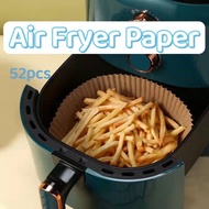 Air Fryer Paper Bowl 50pcs Air Fryer Disposable Paper Liner Baking Paper Air Fryer Oilproof Paper