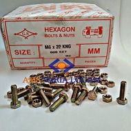 M6x20 Bolts M6 Bolts and Nuts 10 Key Bolts