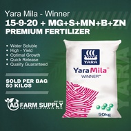 YARA MILA WINNER PREMIUM FERTILIZER - 50KG BAG