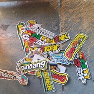 Stiker untuk Miniatur Truk Plastik Mbois