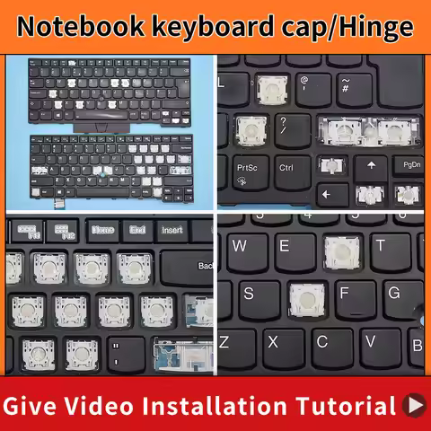 Replacement Keycap Key cap Hinge for Lenovo Thinkpad E480 E490 T480S L480 T490 T495 L380 L390 Yoga L
