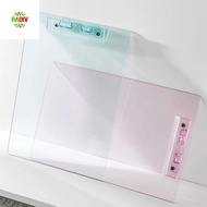 RADIV Transparent A4 Clipboard, With Low Profile Gold Clip Writing Tablet A4 File Folder Organizer, 