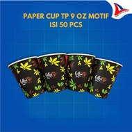 Paper Cup Tp 8S Oz Motif 210 Gsm / 50 Pcs Coffee Paper Cups