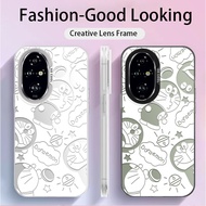 For Huawei Honor 200& Honor 200 5G , Cute robot cat, Sunrise,high-quality matte anti drop IMD phone 