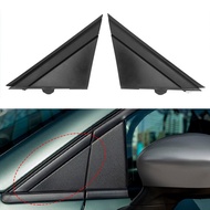 1 Pair Matte Black Car Door Wing Mirror Flag Triangle Cover for Fiat 500 2012-2019 1SD00KX7AA, 1SJ85