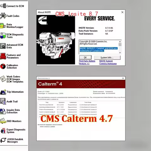 Truck Engine Diagnostic Software Insite 8.7 with + Calterm 4.7 MetaFile Keygen Never Expire Work Sit