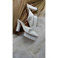 Beautiful women's shoes, 10cm white women's shoes