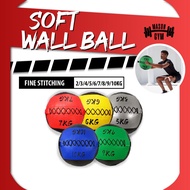 Soft Wall Ball Bola Gym Weight Ball Gym Equipment Hyrox Wall Ball Medicine Ball Weighted Gym Ball 软球