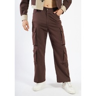 OCWA TOVE CARGO PANTS DARK BROWN