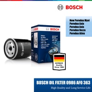 Bosch Oil Filter 0986AF0363 for NEW Perodua Myvi 2018 / Axia / Aruz / Bezza / Ativa
