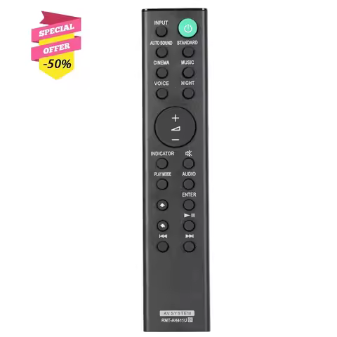 RMT-AH411U Remote Control For Sony Soundbar 149336011 HT-S100F HT-SF150 HT-SF200 HTS100F HTSF150 HTS