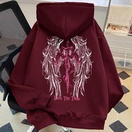 My-T American Vintage Long-Sleeved Shirt Street Fashion Men's And Women's Cotton OVERSIZE Hooded Swe