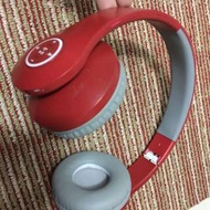 Red Bluetooth Headphones