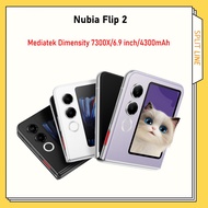 Nubia Flip 2 Mediatek Dimensity 7300X 6.9" Foldable OLED 120Hz 4300mAh 33W Ultra Clear Dual Display