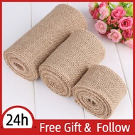 [Wholesale Price] 3Types Burlap Roll Decorative Jute Hessian Fabric
