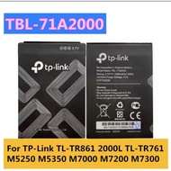 2000mAh 100% เดิม TBL-71A2000 แบตเตอรี่ m7300 TBL-71A2000 สำหรับ TP-LINK เราเตอร์ไร้สาย
